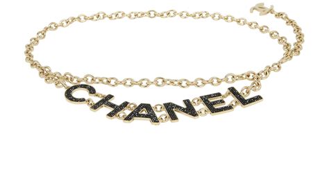 chanel letter chain belt|pre owned chanel belt.